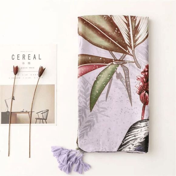 2/$30 Ladies Unique Floral Scarf - Picture 4 of 8